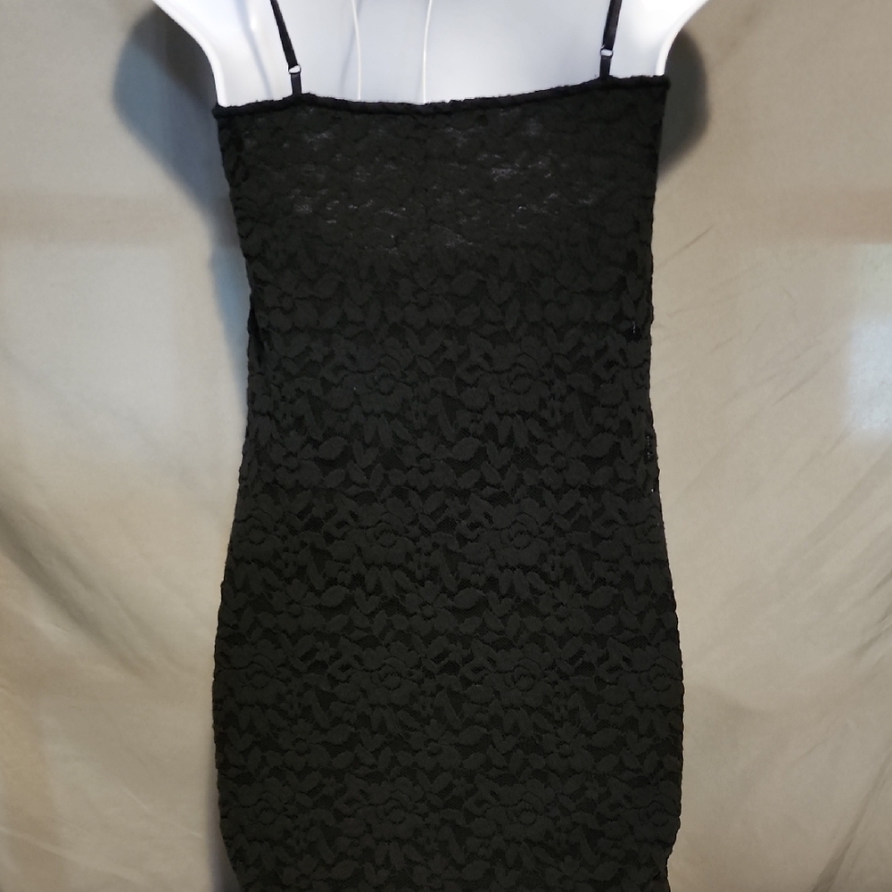 Zara Trendy Mini Black Dress In MED - Picture 4 of 7